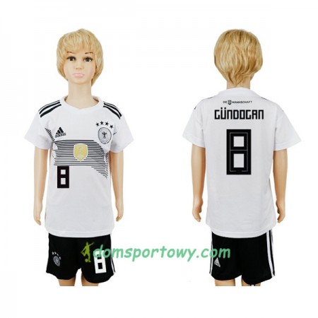 Koszulka Niemcy Gundogan 8 Dziecięcy Domowe Koszulki Piłkarskie Mistrzostwa Świata 2018